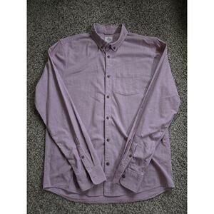 MARINE LAYER Pink Men's Oxford Button Up Shirt Size M/L Long Sleeve